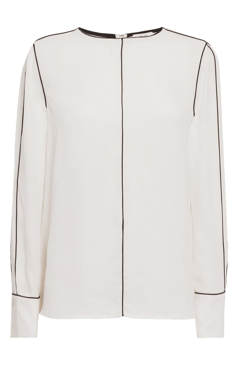 Reiss Estella Piped Blouse | Nordstrom