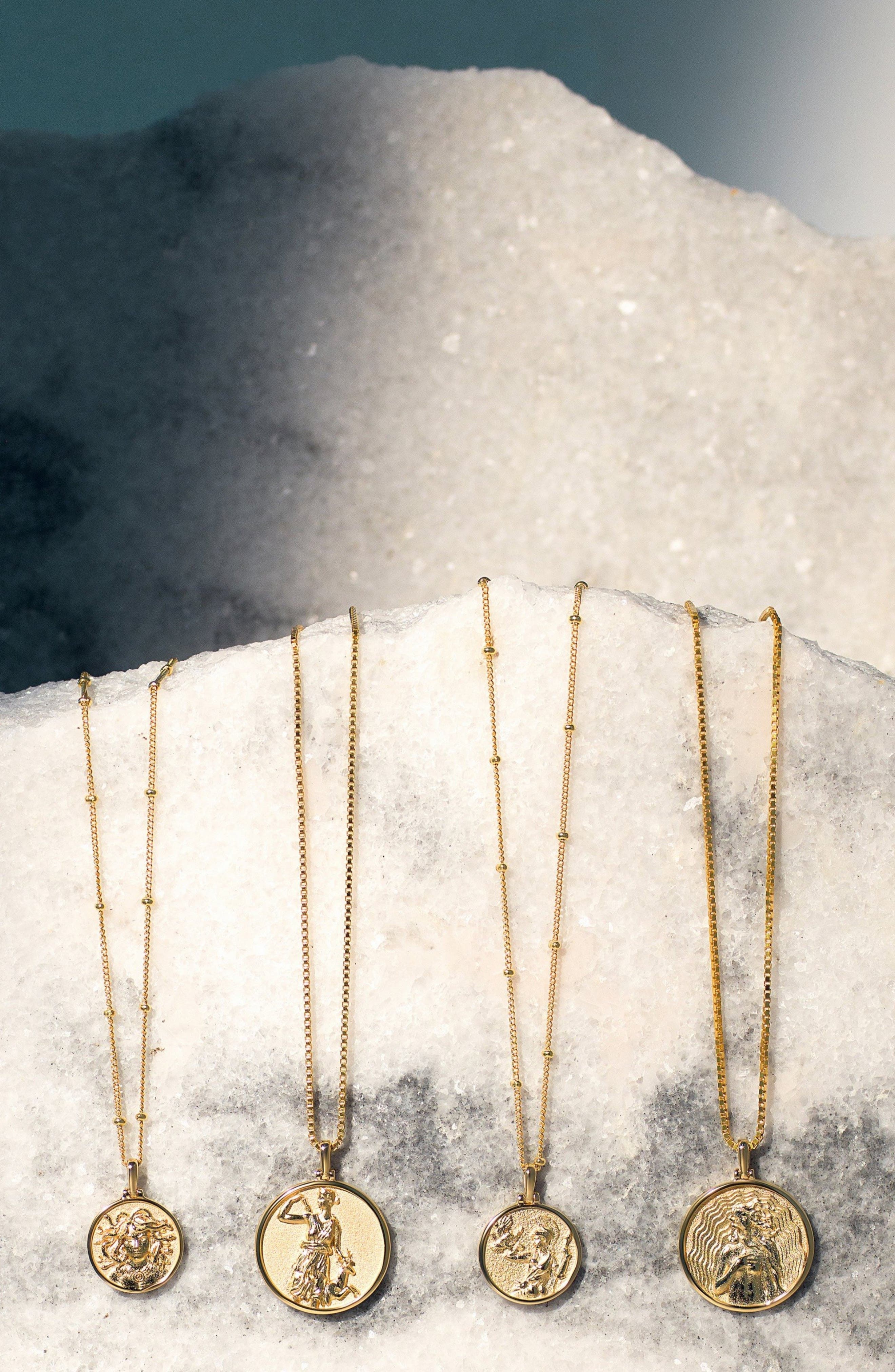 Awe Inspired Aphrodite Coin Pendant 