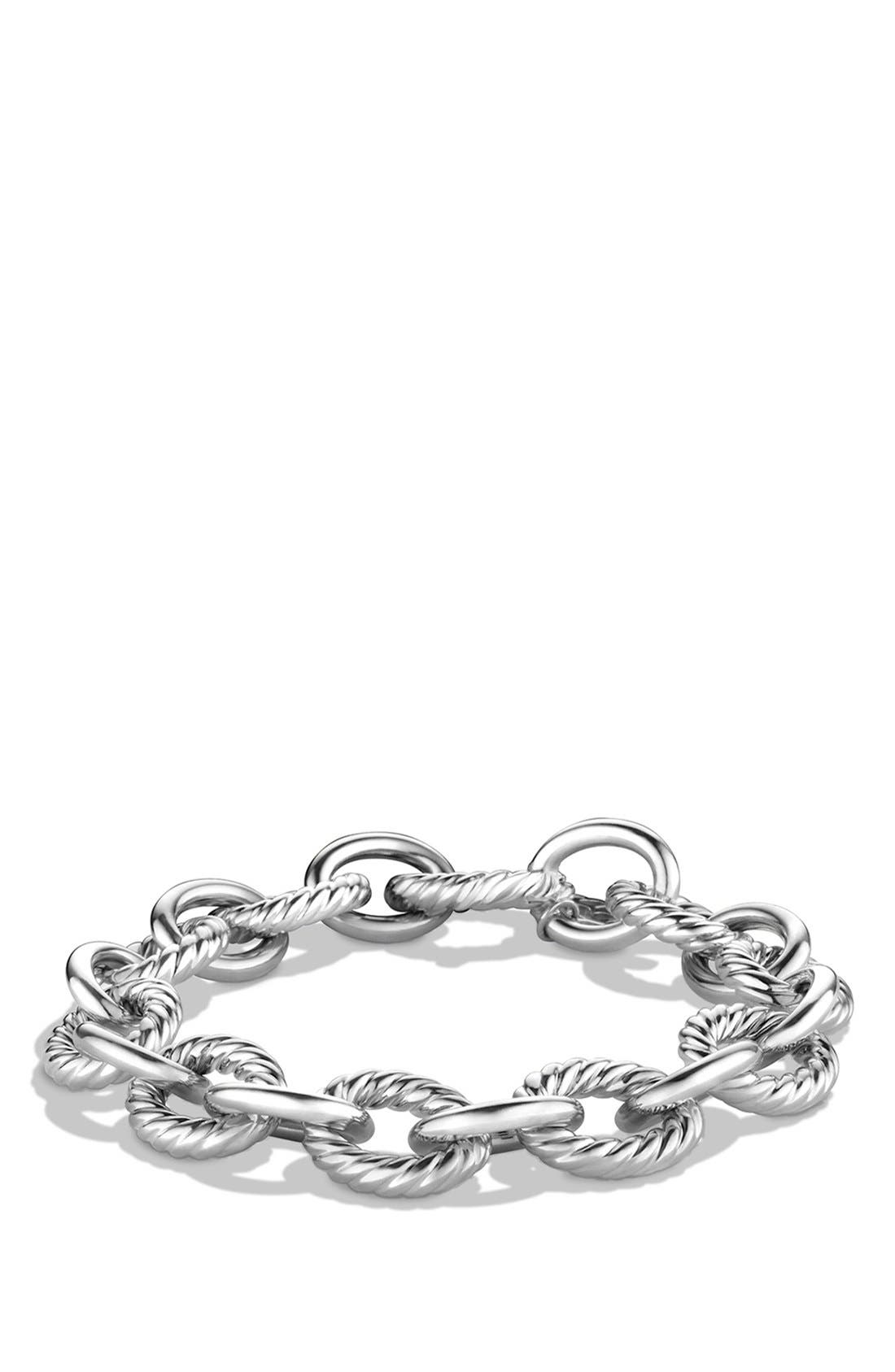 david yurman link bracelet with diamonds