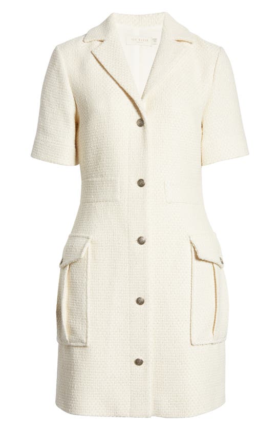 TED BAKER LAUARA TWEED COAT DRESS