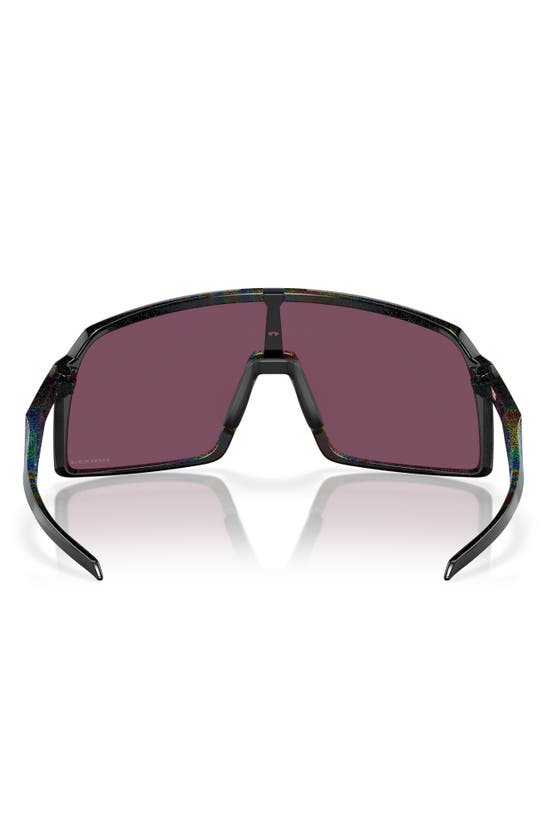 Shop Oakley Sutro 60mm Prizm™ Rectangular Shield Sunglasses In Matte Black