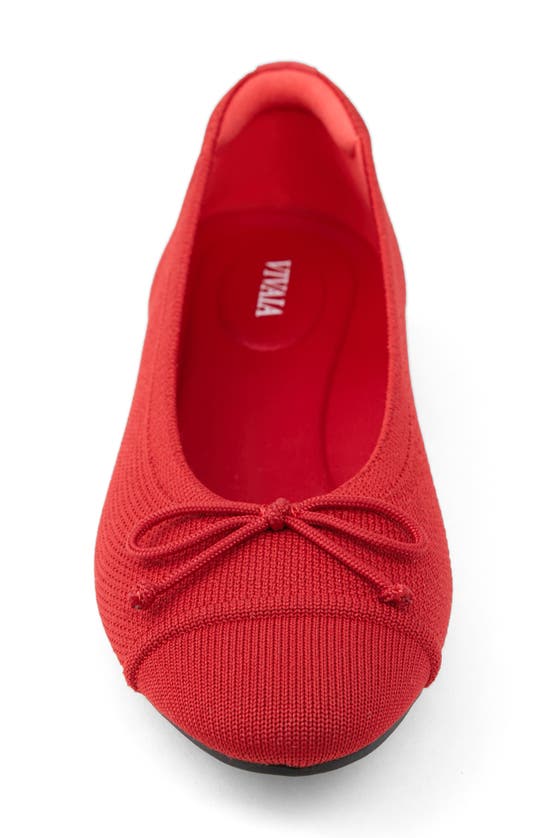 Shop Vivaia Tiana Ballet Flat In Ruby Red