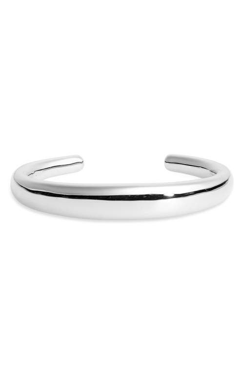 Shop Lie Studio Lié Studio The Amanda Cuff Bracelet In Silver