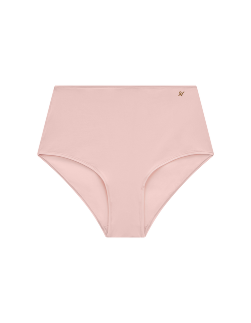 Shop Nudea The Stretch High Waisted Brief In Blush Pink