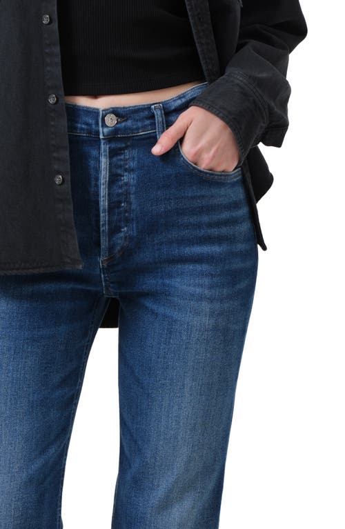 Citizen Of Humanity Citizens Of Humanity Palma High Rise Ankle Straight Jeans In Ambry In Animal Print