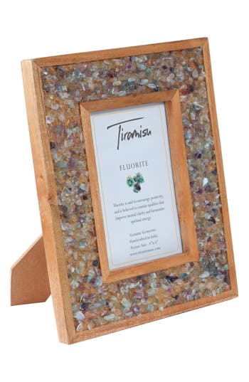 Tiramisu Gemstone Picture Frame In Beige Multi