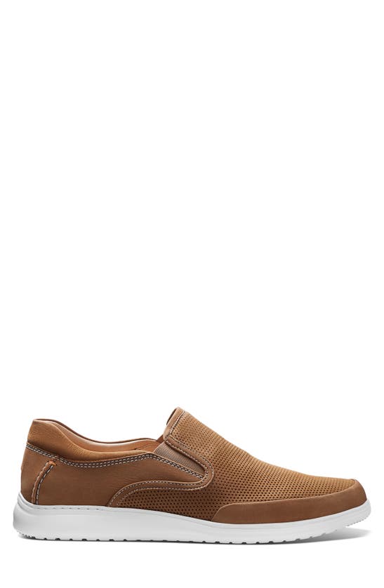 Shop Samuel Hubbard Featherlight Olema Slip-on Sneaker In Nutmeg Nubuck