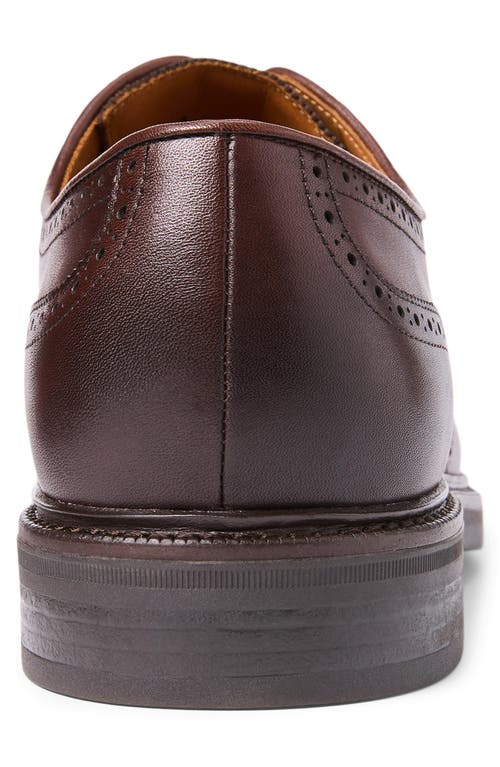 Shop Polo Ralph Lauren Asher Wingtip Oxford In Polo Brown