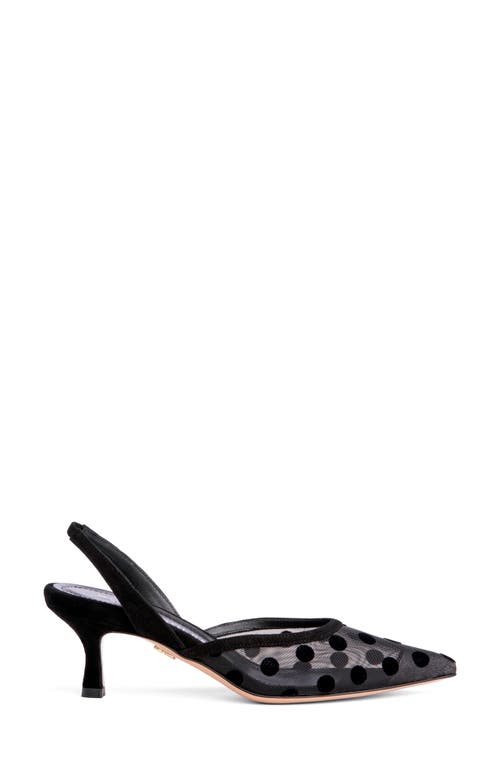 Shop Beautiisoles Flores Slingback Kitten Heel Pump In Black