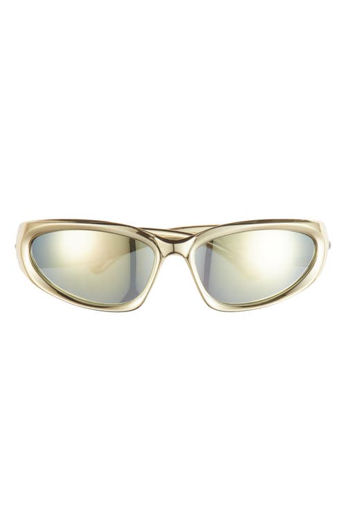 Rectangular Sunglasses in Gold