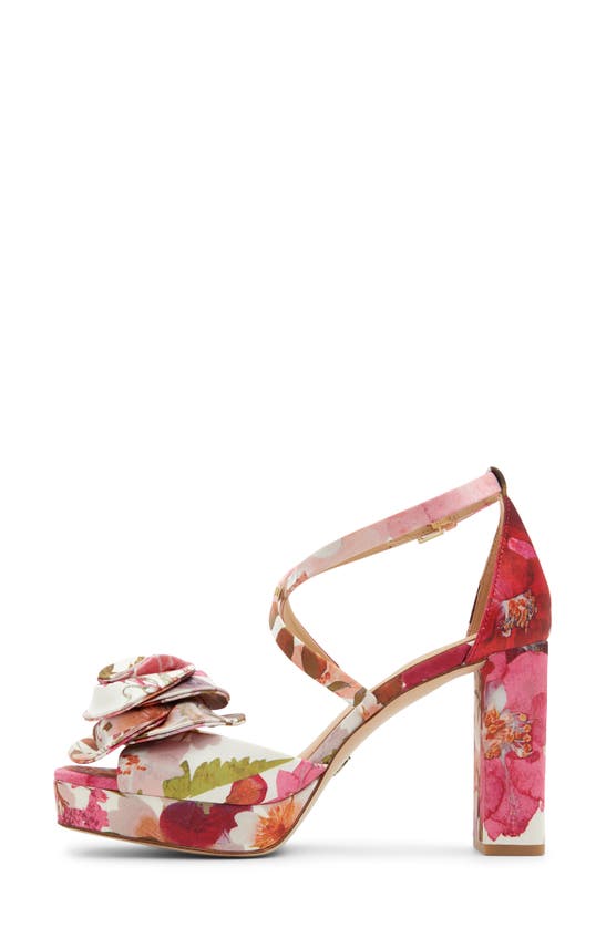 Shop Ted Baker Maddy Rose Platform Sandal In Bright Multi