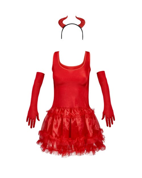 Shop Adore Me Devil Devil Costume In Red