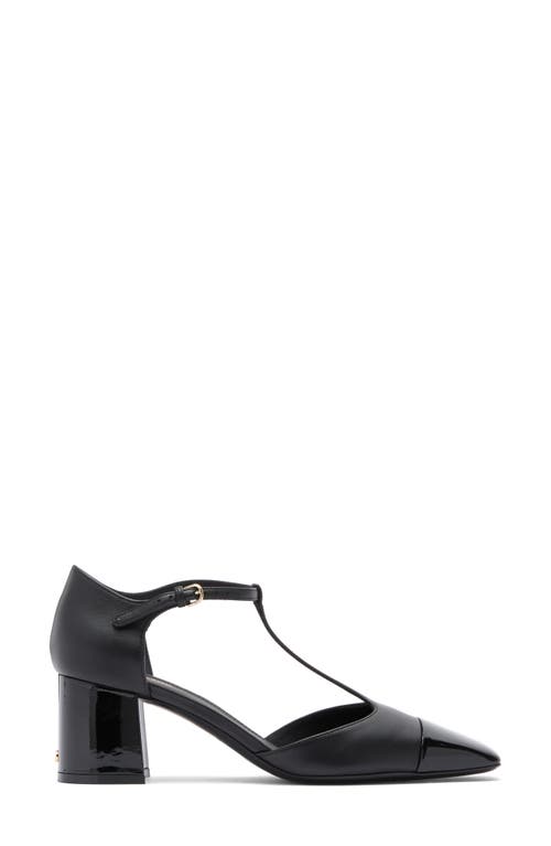 Shop Ferragamo Marilu T-strap Pump In Black