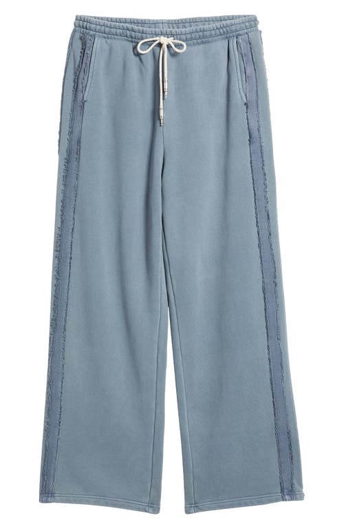 Shop Elwood Metal Cotton Terry Sweatpants In Slate