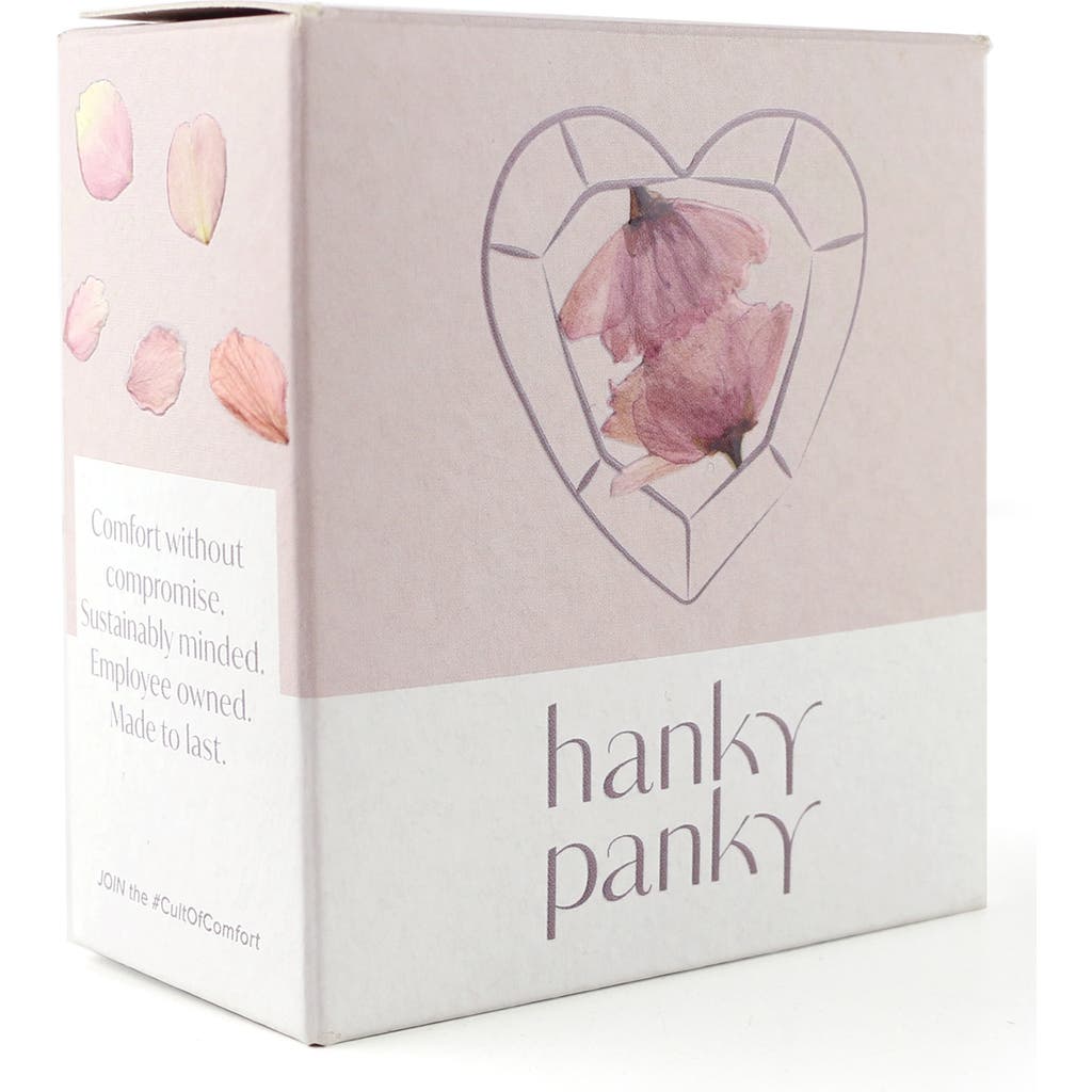 Hanky Panky I Do Original Rise Lace Thong & Garter Set In Multi