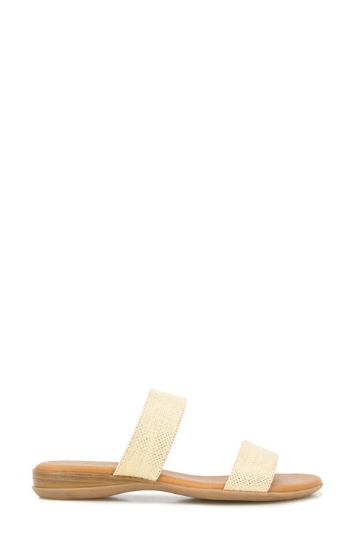 Andre Assous André Assous Nabila Flat Sandal In Natural Multi