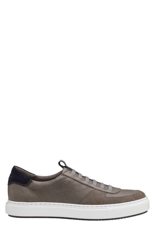 Shop Johnston & Murphy Collection Anson Sneaker In Gray Sheepskin/suede