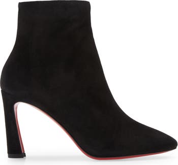 Christian Louboutin Eleonor Tall Suede Red Sole Boots - ShopStyle