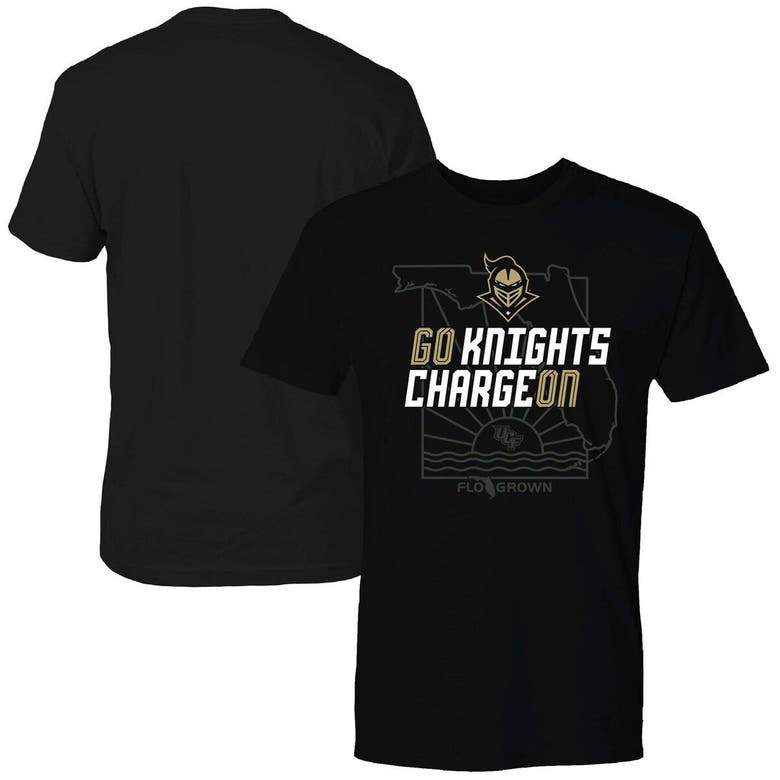 Flogrown Black Ucf Knights Official Gameday Charge On T-shirt