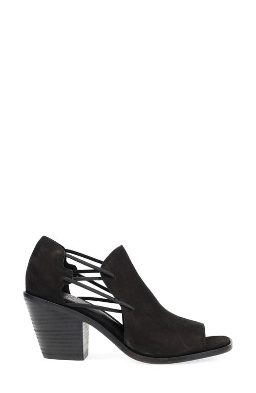 Eileen Fisher Alfie Womens Nubuck Open Toe Block Heels In Black