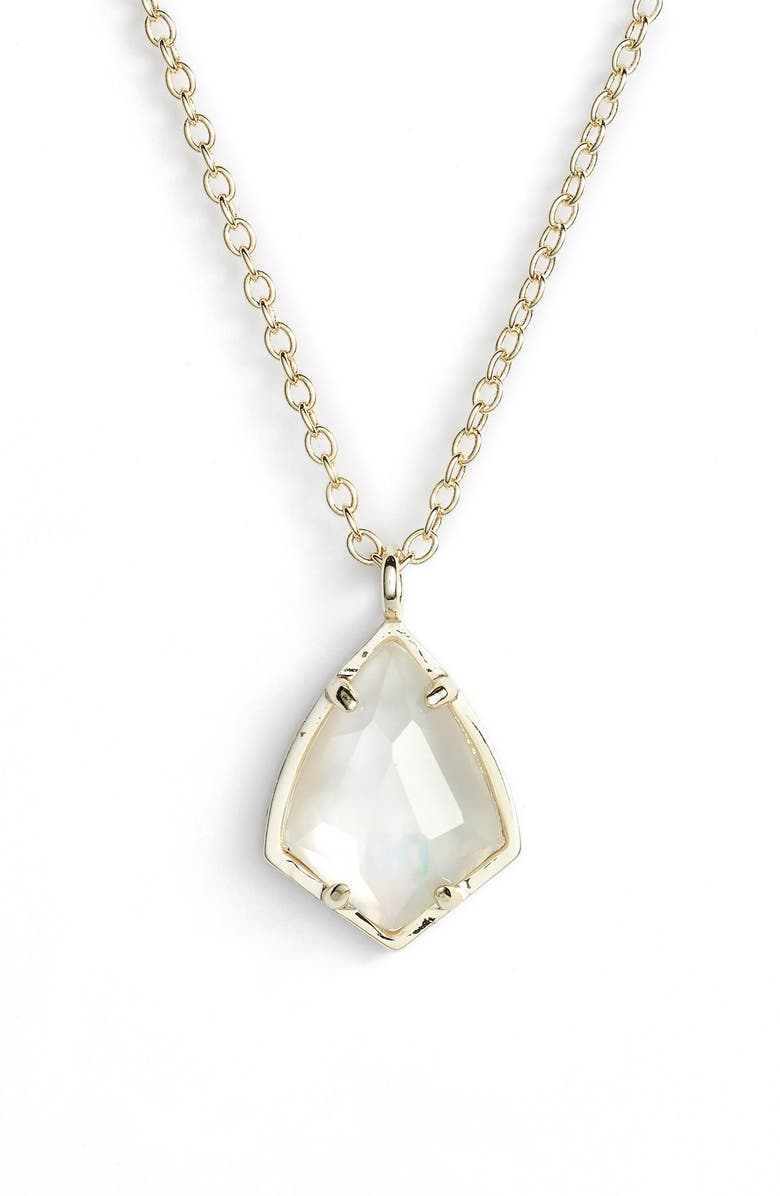 Kendra Scott Cory Semiprecious Stone Pendant Necklace Nordstrom Cory Semiprecious Stone Pendant Necklace Main Color