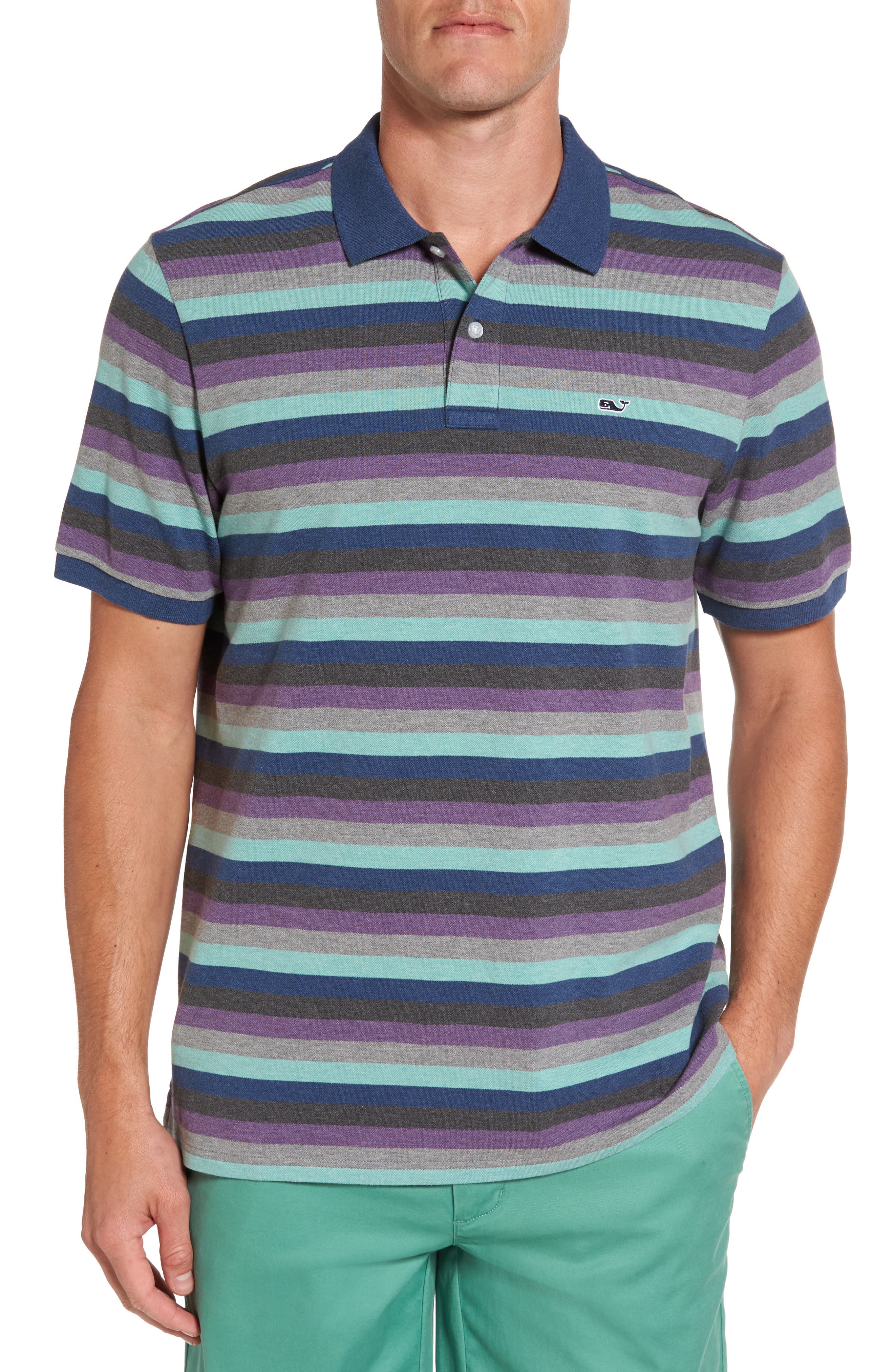 vineyard vines Striped Polo Nordstrom