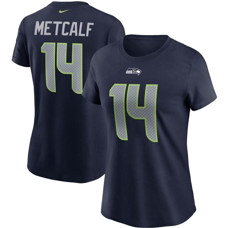 Men's Nike DK Metcalf College Navy Seattle Seahawks Name & Number