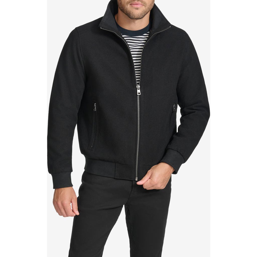 CALVIN KLEIN CALVIN KLEIN WOOL BLEND BOMBER JACKET