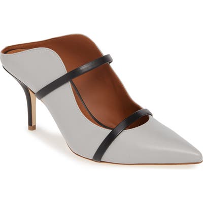 Malone Souliers Maureen Double Band Mule - Grey