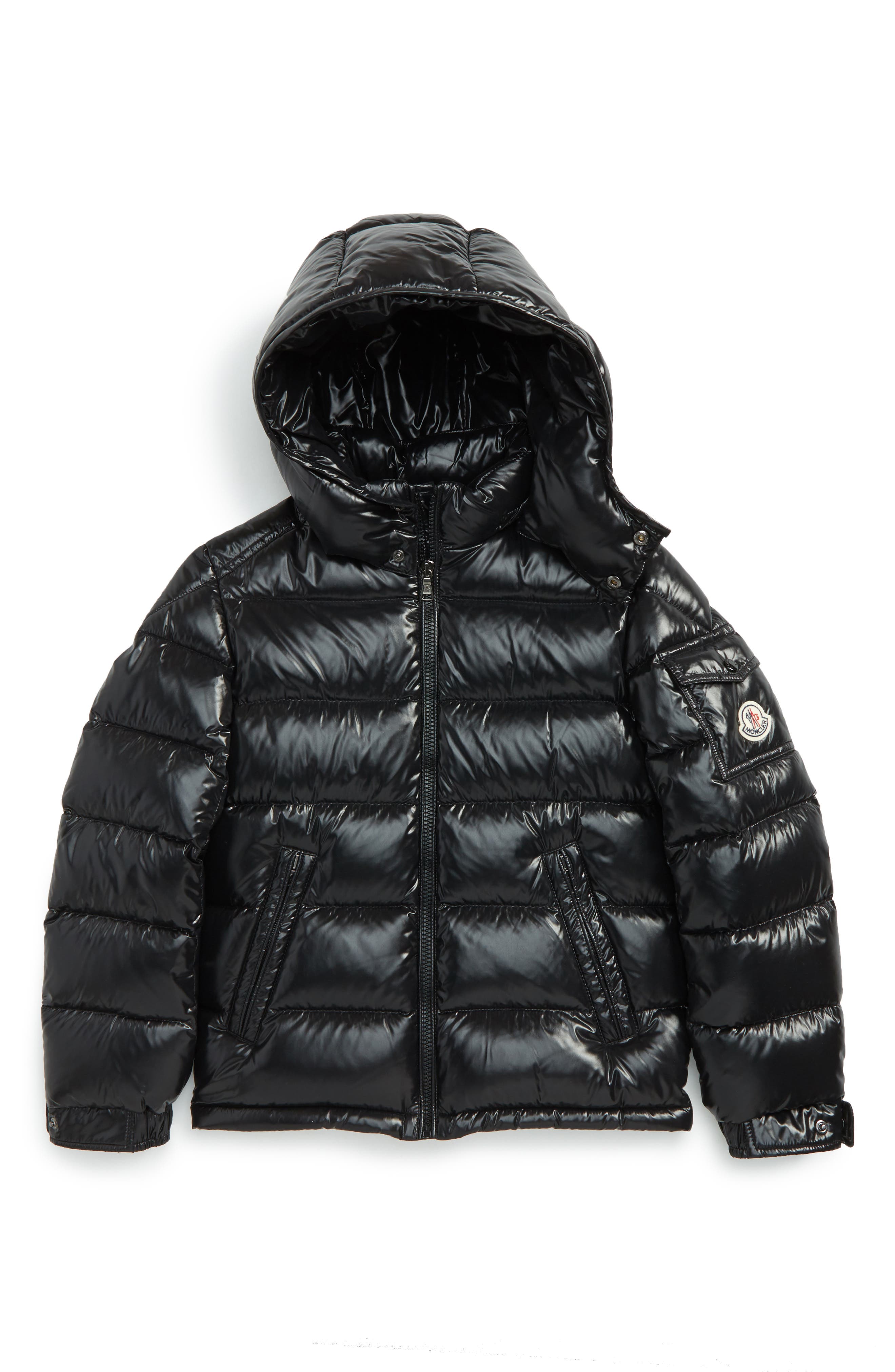 Moncler Maya Hooded Down Jacket (Little Boys &amp; Big Boys) | Nordstrom