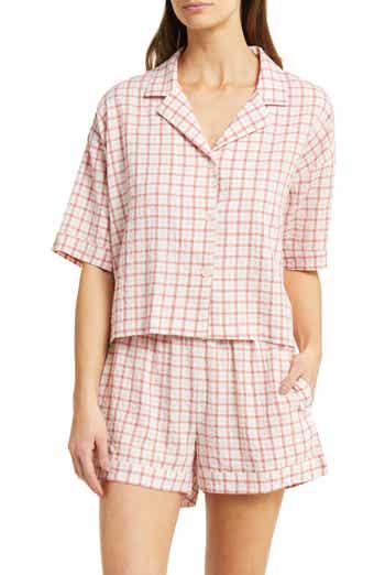 Papinelle Milla Ribbed Stretch Cotton Short Pajamas