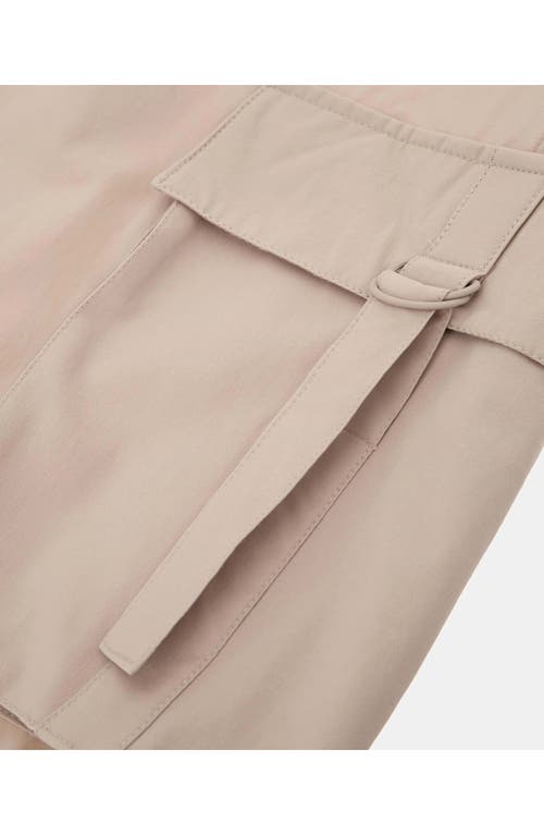 Shop Guess Aurlie Cargo Joggers In Fawn Taupe