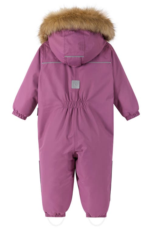 REIMA REIMA TEC GOTLAND WATERPROOF INSULATED HOODED SNOWSUIT WITH FAUX FUR TRIM 