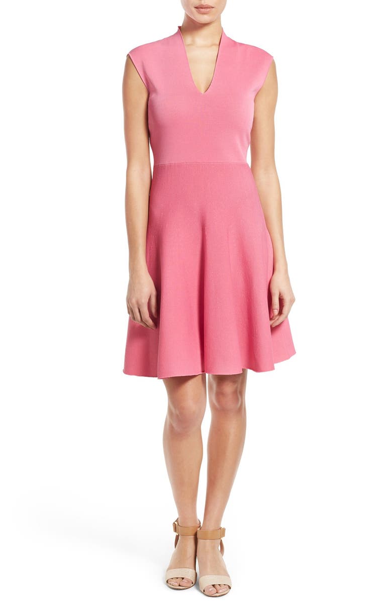 Ellen Tracy VNeck Fit & Flare Dress Nordstrom