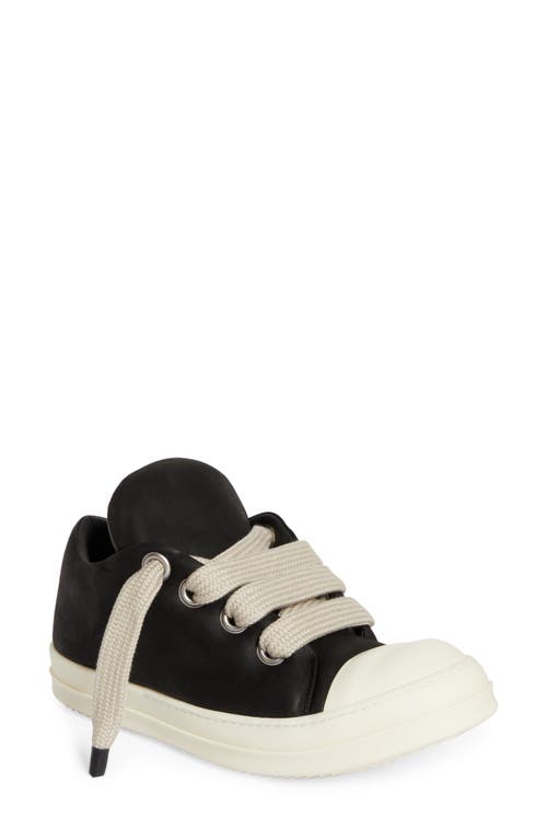 Rick Owens Jumbo Padded Sneaker In Black/milk/milk