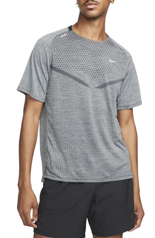 Nike Dri-FIT Advanced TechKnit Ultra Running T-Shirt Black/smoke Grey at Nordstrom,