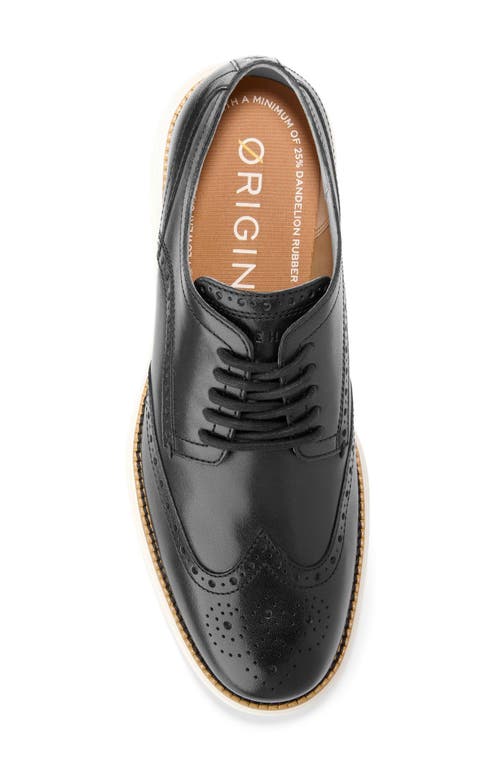 Shop Cole Haan Øriginalgrand Remastered Shortwing Derby In Black/ivory