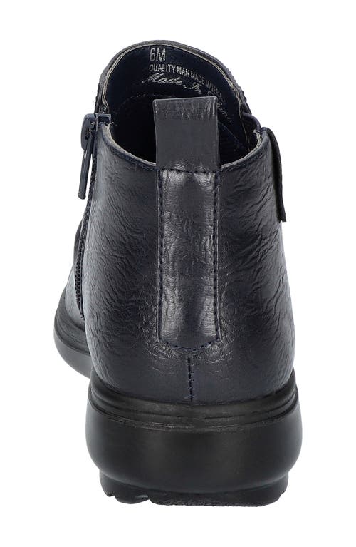 Shop Easy Street Ariadne Bootie In Navy