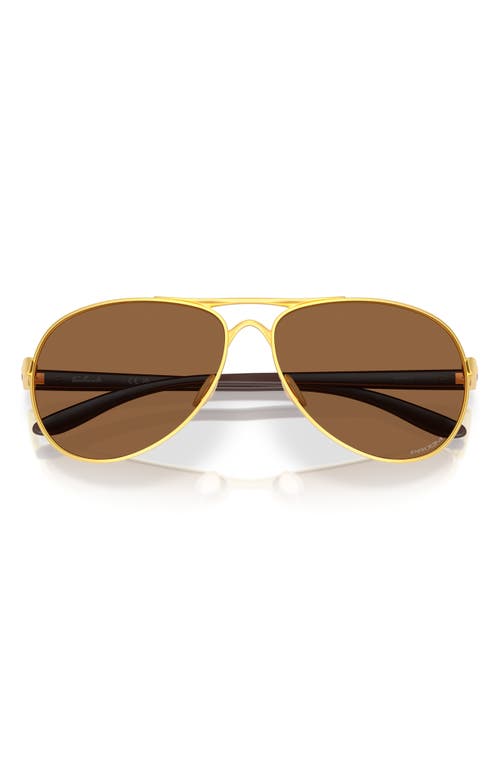 Oakley Feedback 59mm Prizm™ Pilot Sunglasses In Bronze