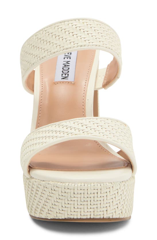 Steve Madden Stance Platform Slide Sandal In White