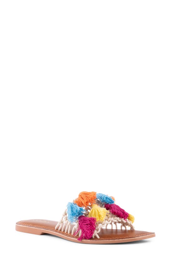 Shop Seychelles Camellia Slide Sandal In Rainbow