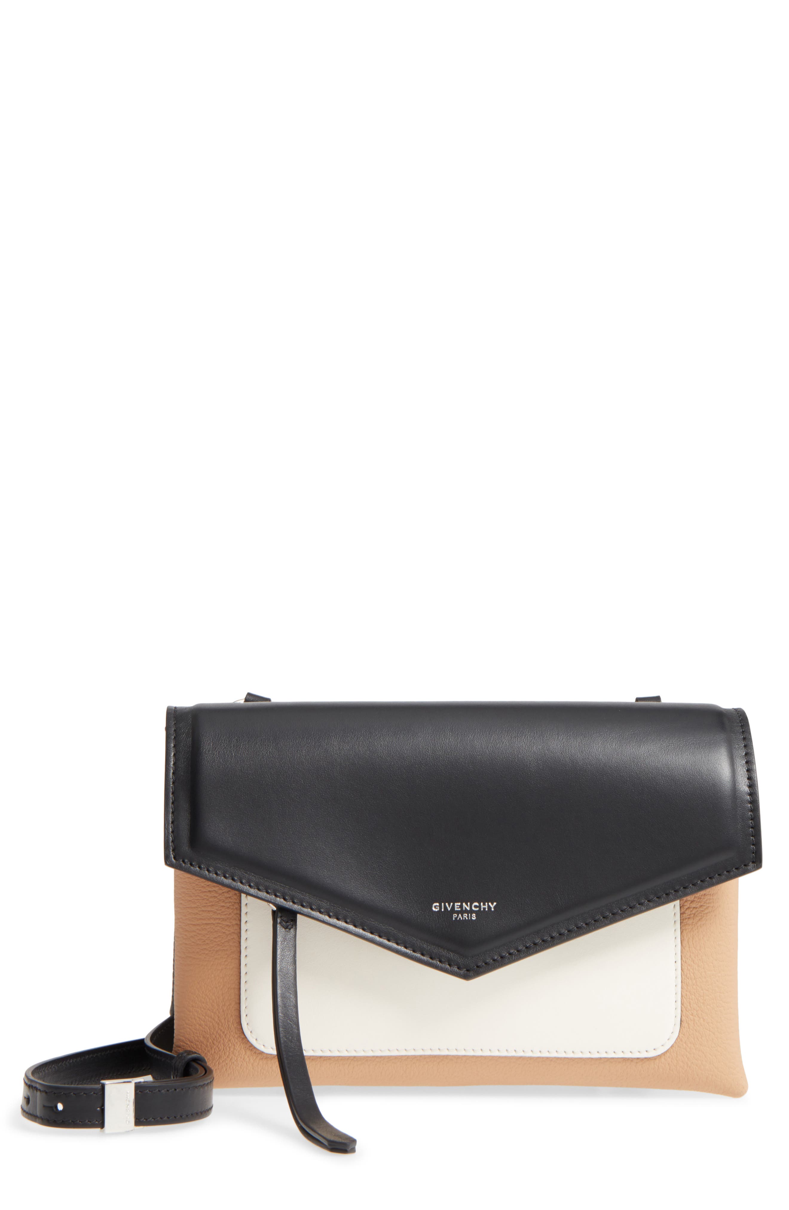 Givenchy Duetto Tricolor Leather Flap 