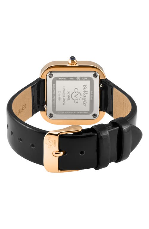 Shop Gv2 Bellagio Diamond Swiss Bracelet Watch, 30mm In Black