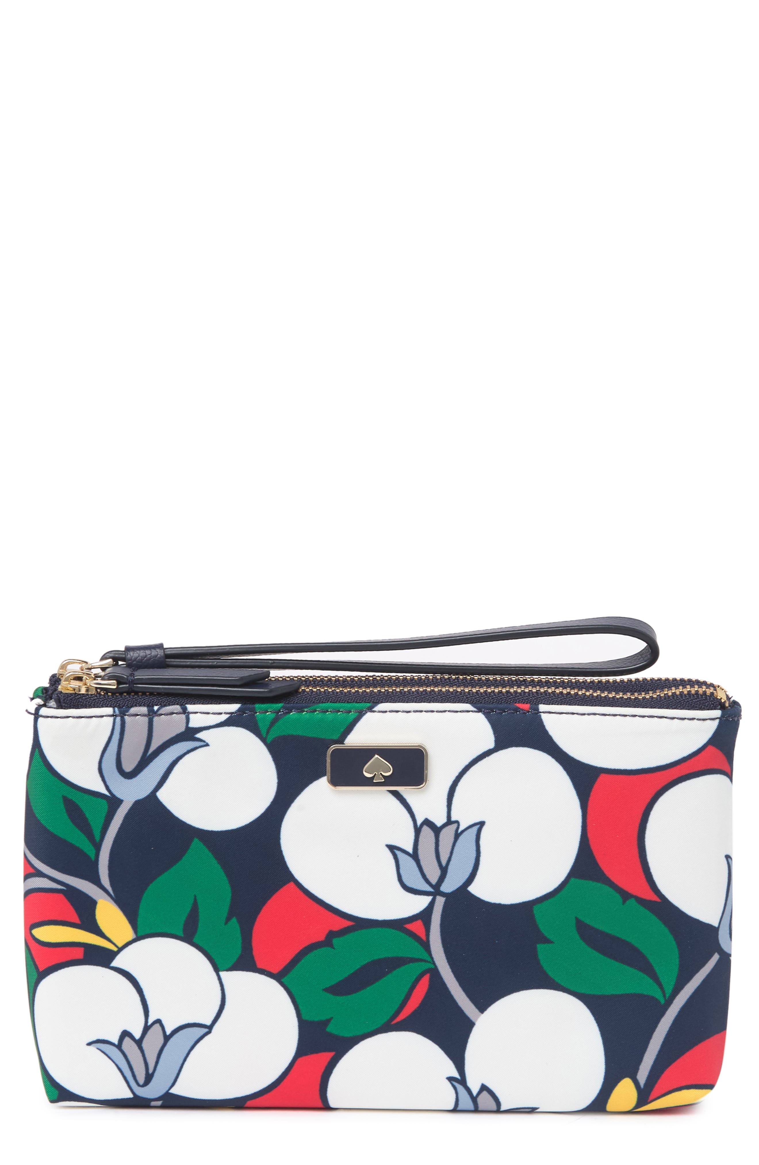 kate spade floral wristlet