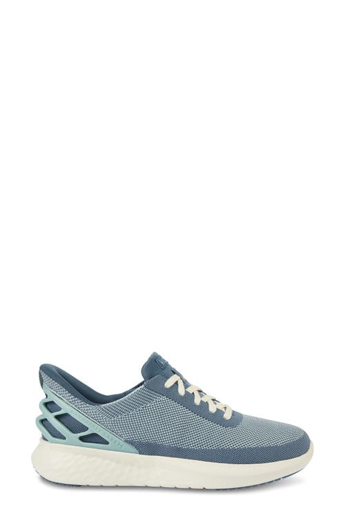 Shop Kizik Athens Hands Free Knit Sneaker In Blue Mist