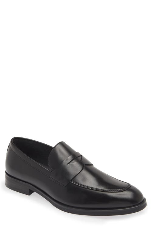 Nordstrom Dino Penny Loafer In Black