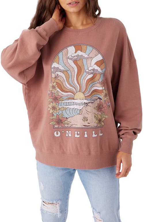 O'NEILL O'NEILL CHOICE COTTON FLEECE GRAPHIC SWEATSHIRT 