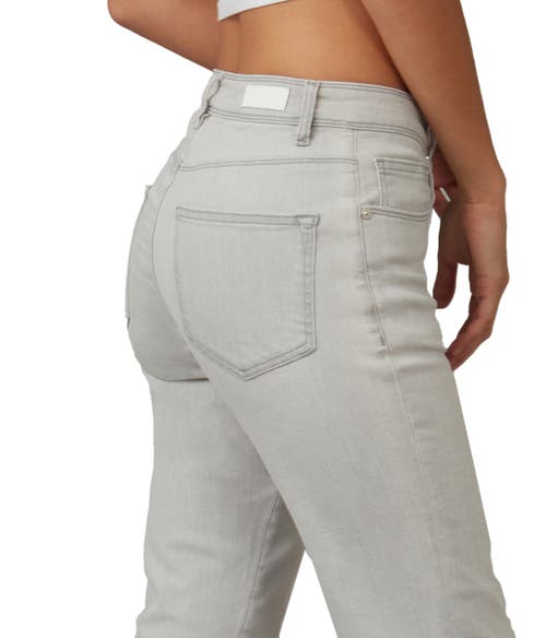 Shop Lola Jeans Jasper Mid Rise Straight Jeans In Mid Ash