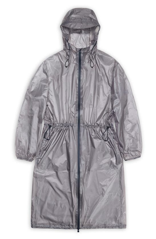 Shop Rains Norton Waterproof Hooded Raincoat In Flint
