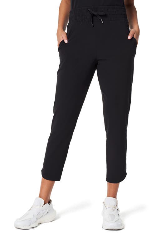 SPANX Casual Fridays High Waist Crop Tapered Pants Very Black at Nordstrom,